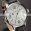 Fashion Oversize Big Dial Leather Sport Quartz Mens Wrist Watch