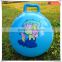 blue custom sticker inflatable jump hop ball,custom design bouncer hop ball outdoor ball,OEM outdoor ball toys manufacturer