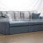 2016 New design rural style fabric folding sofa cum bed