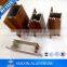 China factory supply wood color aluminum window door aluminium profile