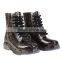Lace-Up Women's PVC Rain Boots Water Resistant Rain Shoes Snake Skin Printed Waterproof Ladies galoshes