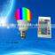 LED RGB 16color change remote control bulb light