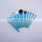Wholesale 12pieces amazon private label make up brushes foundation custom makeup brush set