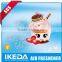 Cake shape paper air freshener with opp bag packaging