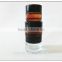 5ml 10ml cosmetic mini straight round spray amber color glass Skin Care Cream empty jar with lid