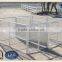 Easy install cheap welded wire mesh dog kennels pet playpens animal train cages with roofs
