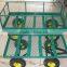 Heavy duty 4 wheel tipping garden cart