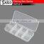 SWH0310B Small Transparent plastic fishing accessory tackle box