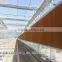 commercial rose multi-span glass green house for sale