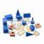 Wooden educational baby toy Montessori Geometric Solids with Stands Bases and Box