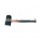 High quality hand tool one piece steel forging stone hammer with rubber coated handle
