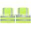 High Visibility Neon Green Safety Vest with Reflective Strips and Mesh Fabric and Pockets, ANSI/ISEA Standard | Size L