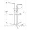 Boutique Adjustable Display Stand 3 Way Clothing Rack