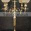 Gold Candelabra/wedding gold candelabra/Wedding table gold candelabra