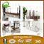 E359 Stainless steel marble modern Tv Stand