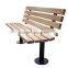 Outdoor Wooden Public Seating Bench