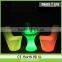 modern sofa furniture / night club plastic sofa set/ glow led sofa