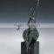 bronze fat lady living home / hotel morden decoration bronze sculpture