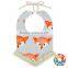 Hot Sales New Design 100% Cotton Lovely Baby Bandana Drool Bibs