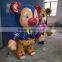 FRP bear cartoon figurine for shopping mall