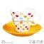 Plain White Color Porcelain And Fine Bone China Coffee And Tea Cups Mugs And Saucers Dishes Set for Hotel And Restaurant