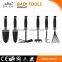 6 pcs high quality steel garden hand tool set with heavy duty anti slip handle
