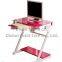 single colorful glass staples computer desk