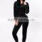 fitness clothes gym Hoodie Womens Velvet Track Suit Matching Set Long Sleeve Zip Up Hoodie And Jogger Pants blank tracksuits