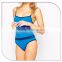 strappy blue color summer women beachwear