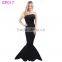 Sexy cosplay dress black off shoulder mermaid costume SP017