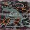 Lovely colorful butterfly embroidery design french lace fabric for dress