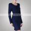 Girls Top Casual Style Office Lady Red Bandage Dress Direct Supplier