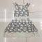 Girls china suppliers overruns garment dot print summer dresses