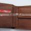 Fashion black brown napa genuine leather purse wallet money for men