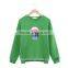 100% cotton cartoon printing women hoodies