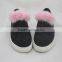 Myfur Top Quality Luxury Ball Animal Fur Pompom Shoe Accessory Shoes