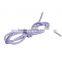 Purple Glitter Round PU Leather Rope for decorations