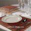 Durable Cheap Hotel Ribbed 100% Cotton Placemat