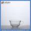LongRun Tableware elegant tea cups with a spoon set of 4 china supplier glassware wholesale