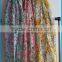 Japan Hot Selling Lady's Fashion Floral Printing Neck Scarf