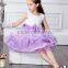 Butterfly tie kids lavender crochet dress girl wedding dress