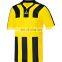 2017 High quality club strip polyester sublimation men's balck o neck barcelona soccer jersey