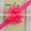 high quality children headdress draped Chiffon pearl hair band Girl headbands