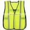 Security mesh vest with hi vis strips logo can be customized