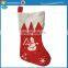 Non Woven Material Snowman Printing Christmas Stocking