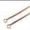 Small Size Iron Decorative Chain Gold Plated Curb Link Chain Strap