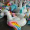 2017 Newest Outdoor Swimming Beautiful Rainbow Wings Pegasus Pool Float Toy , Giant Multicolor Inflatable Pegasus