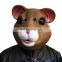 high quality latex Cheaper Funny Masquerade adult props cosplay hamster mask