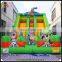 Funny large inflatable cartoon painting slide,custom design slide,cheap double lane inflatable slip n slide