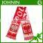 satin chiffon printed different country polska poland soccer scarf